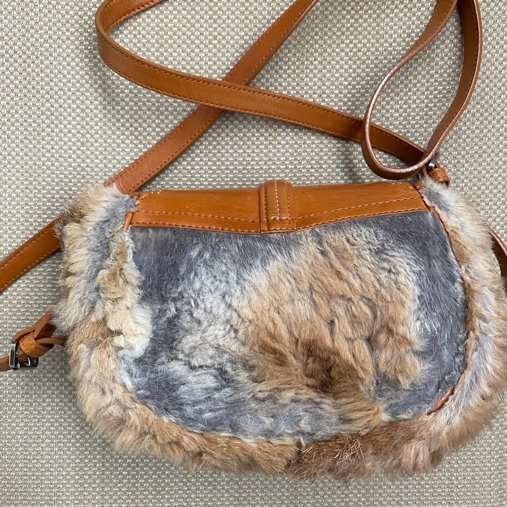 Dior Tan and Brown Fur Crossbody Bag - Picture 6 of 9